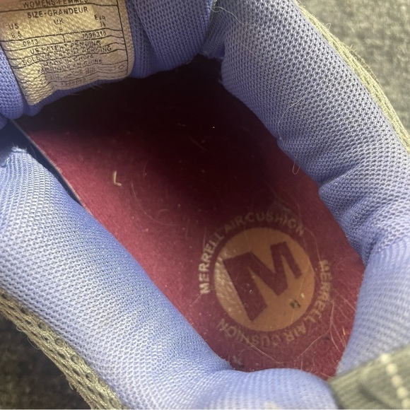 MERRELL Women’s Nova Ventilator Castle Rock Hiking Trail Shoes grey/purple 8.5 - Picture 7 of 11